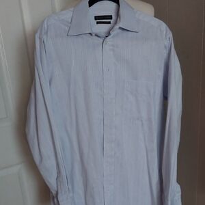 Men's Blue Striped Shirt